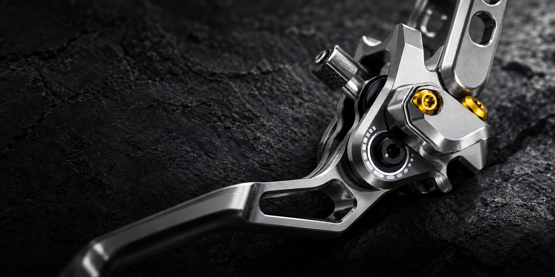 LEWIS LHT adjustment mechanism in a dark stone setting