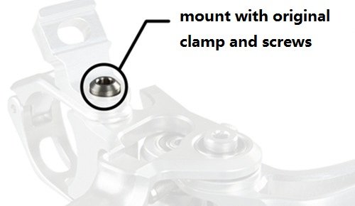 Mount with Original Clamp and Screw