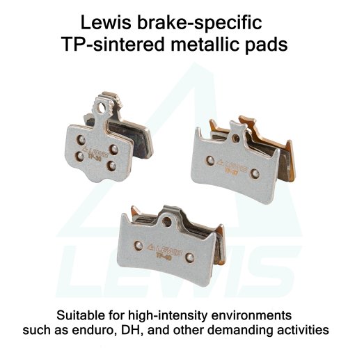 Lewis TP series Sintered Metallic Brake pads For LV2/LV4/LH4/LHT