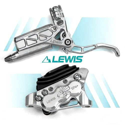 Lewis EP6+ Axial Cylinder 6 Pistons Hydraulic Disc Brake for EMTB & E-motorcycle